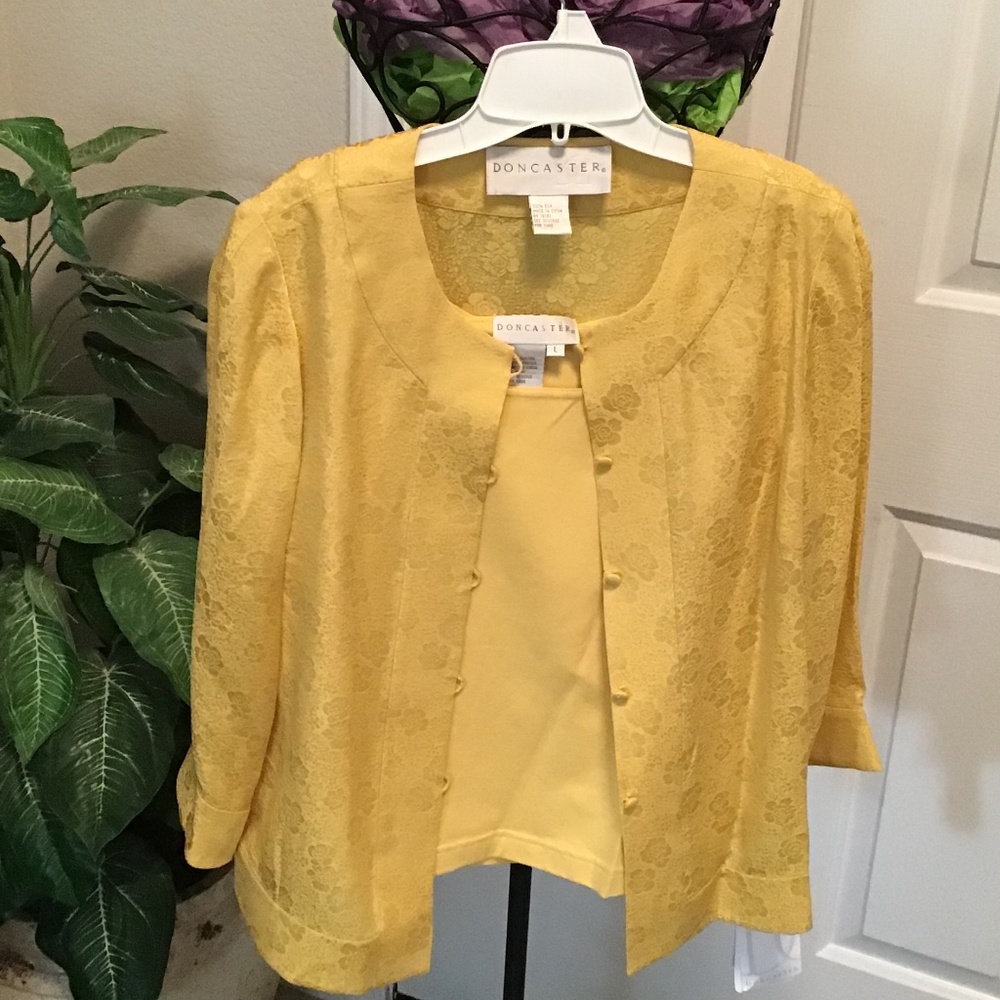 Silk twin set